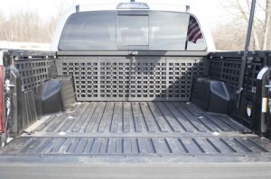 Toyota Tacoma Bed Molle Panel - Driver side - Fishbone Offroad - FB21308 - Black textured - `16-`27